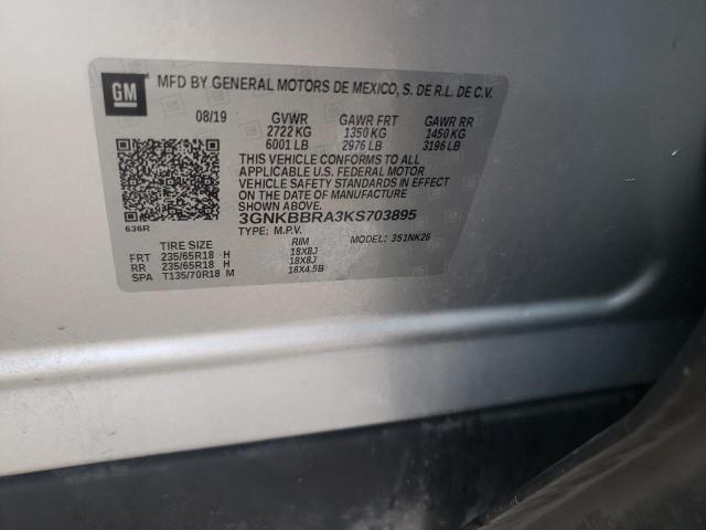 2019 CHEVROLET BLAZER 1LT - 3GNKBBRA3KS703895