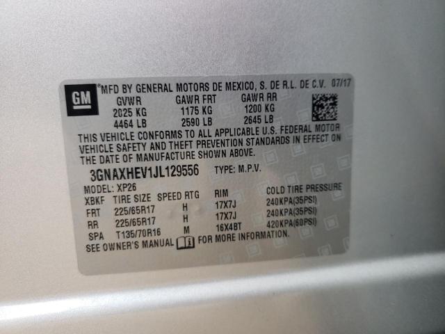 2018 CHEVROLET EQUINOX LS - 3GNAXHEV1JL129556