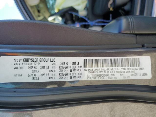 2015 DODGE DURANGO SX - 1C4RDHAG3FC714802