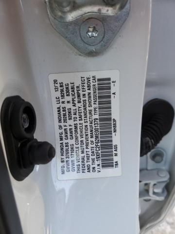 2021 HONDA CIVIC LX - 19XFC2F62ME001379