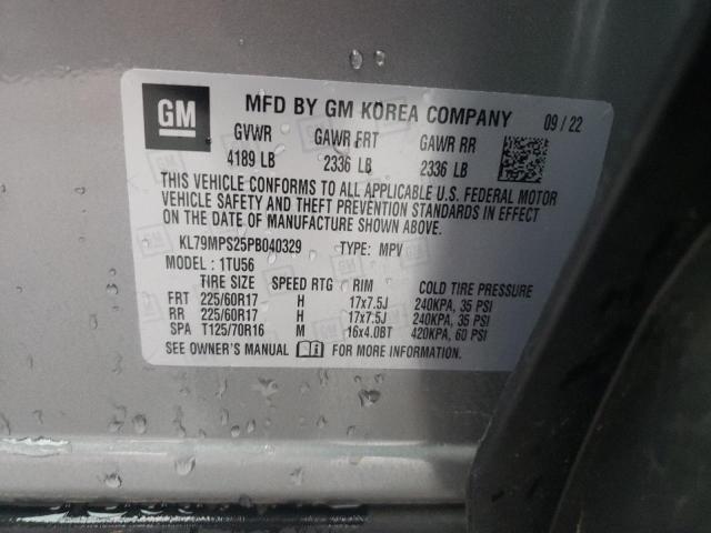 2023 CHEVROLET TRAILBLAZE - KL79MPS25PB040329