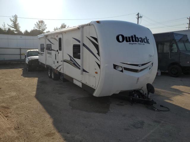 KEYSTONE OUTBACK 2012 white   4YDT29820CB453347 photo #1