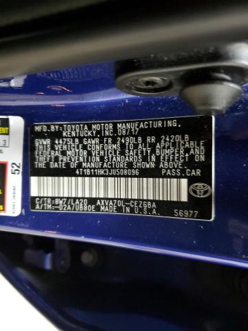 2018 TOYOTA CAMRY L - 4T1B11HK3JU508096