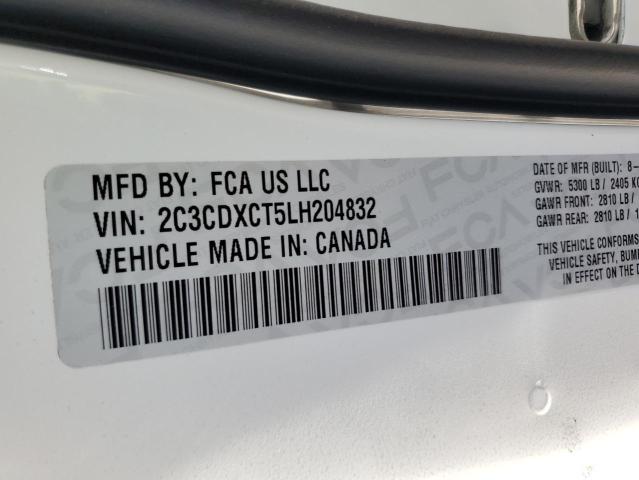 VIN 2C3CDXCT5LH204832 2020 Dodge Charger, R/T no.12