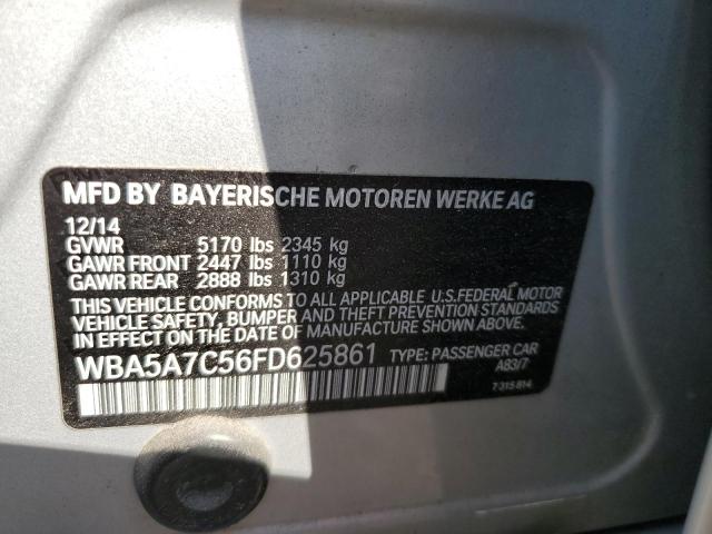 VIN WBA5A7C56FD625861 2015 BMW 5 Series, 528 XI no.12