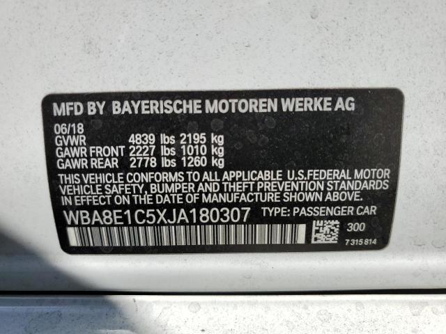 VIN WBA8E1C5XJA180307 2018 BMW 3 Series, 330E no.12