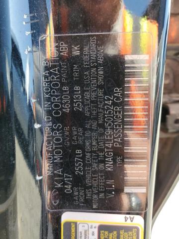 2017 KIA OPTIMA HYB - KNAGT4LE9H5015242