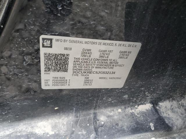 2018 CHEVROLET SILVERADO - 3GCUKREC5JG532134
