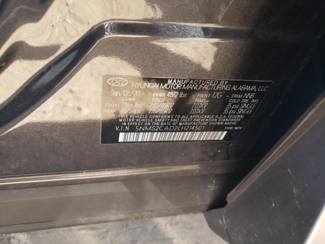 2020 HYUNDAI SANTA FE S - 5NMS2CAD2LH214501