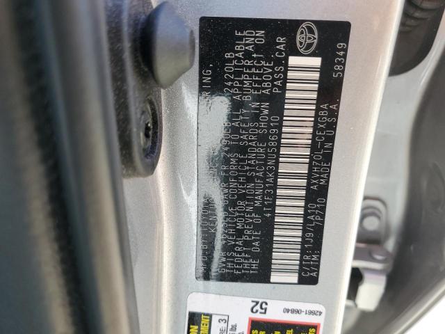 2022 TOYOTA CAMRY XLE - 4T1F31AK3NU586910
