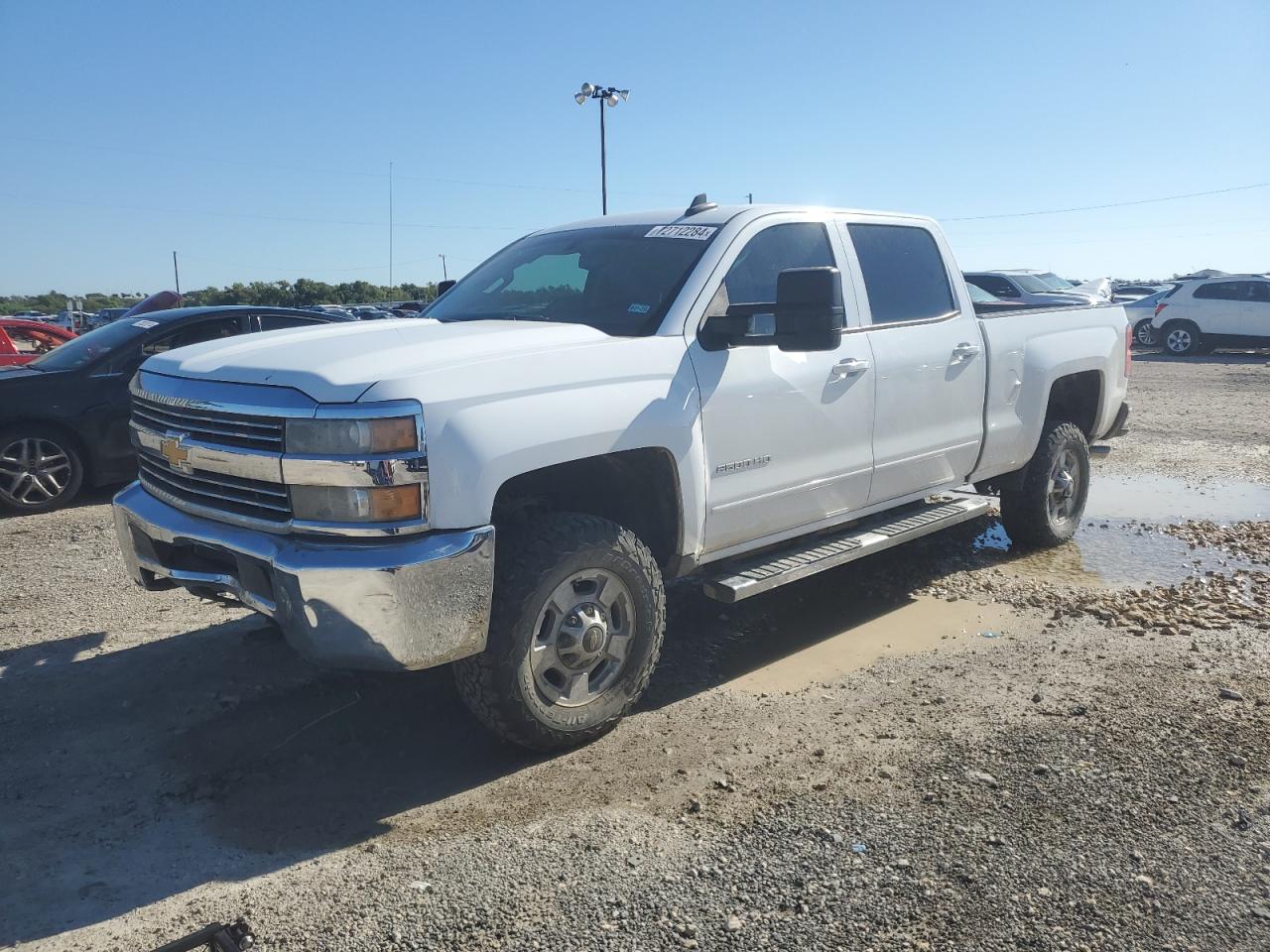 CHEVROLET SILVERADO 2015 white  flexible fuel 1GC1KVEG3FF564104 photo #1