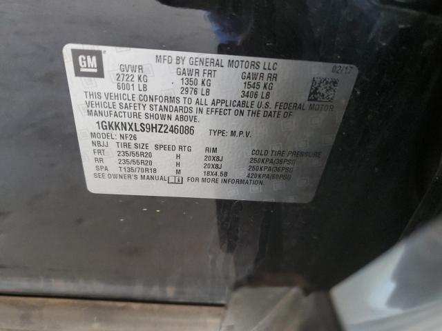 2017 GMC ACADIA DEN - 1GKKNXLS9HZ246086