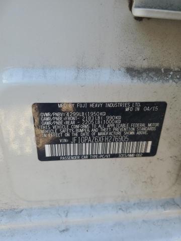 2015 SUBARU IMPREZA SP - JF1GPAZ6XFH276905