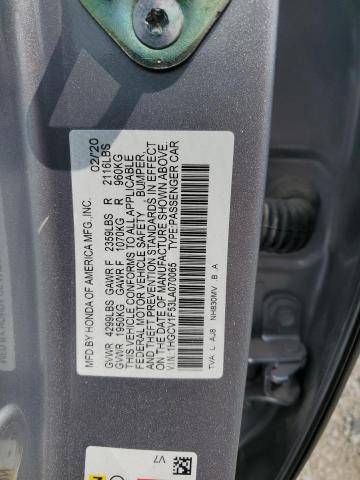 2020 HONDA ACCORD EXL - 1HGCV1F53LA070065