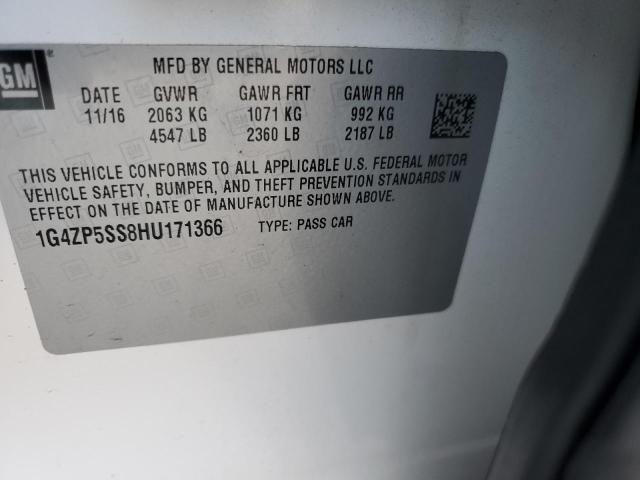 2017 BUICK LACROSSE E - 1G4ZP5SS8HU171366