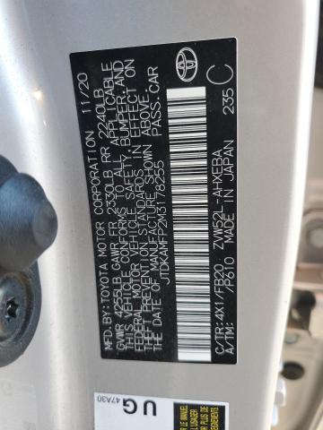 VIN JTDKAMFP2M3178255 2021 Toyota Prius, LE no.12