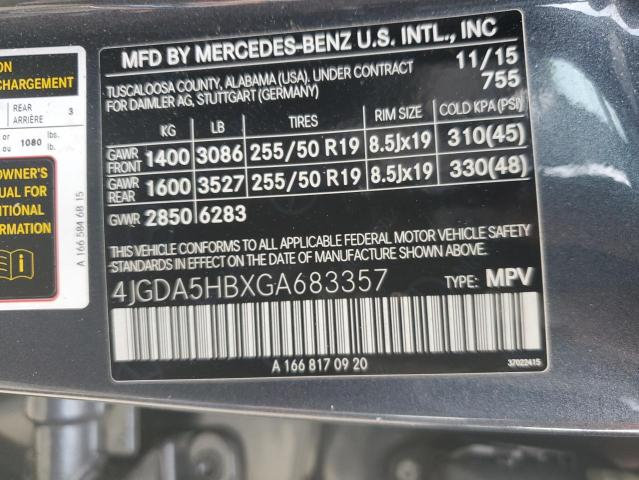 2016 MERCEDES-BENZ GLE 350 4M - 4JGDA5HBXGA683357