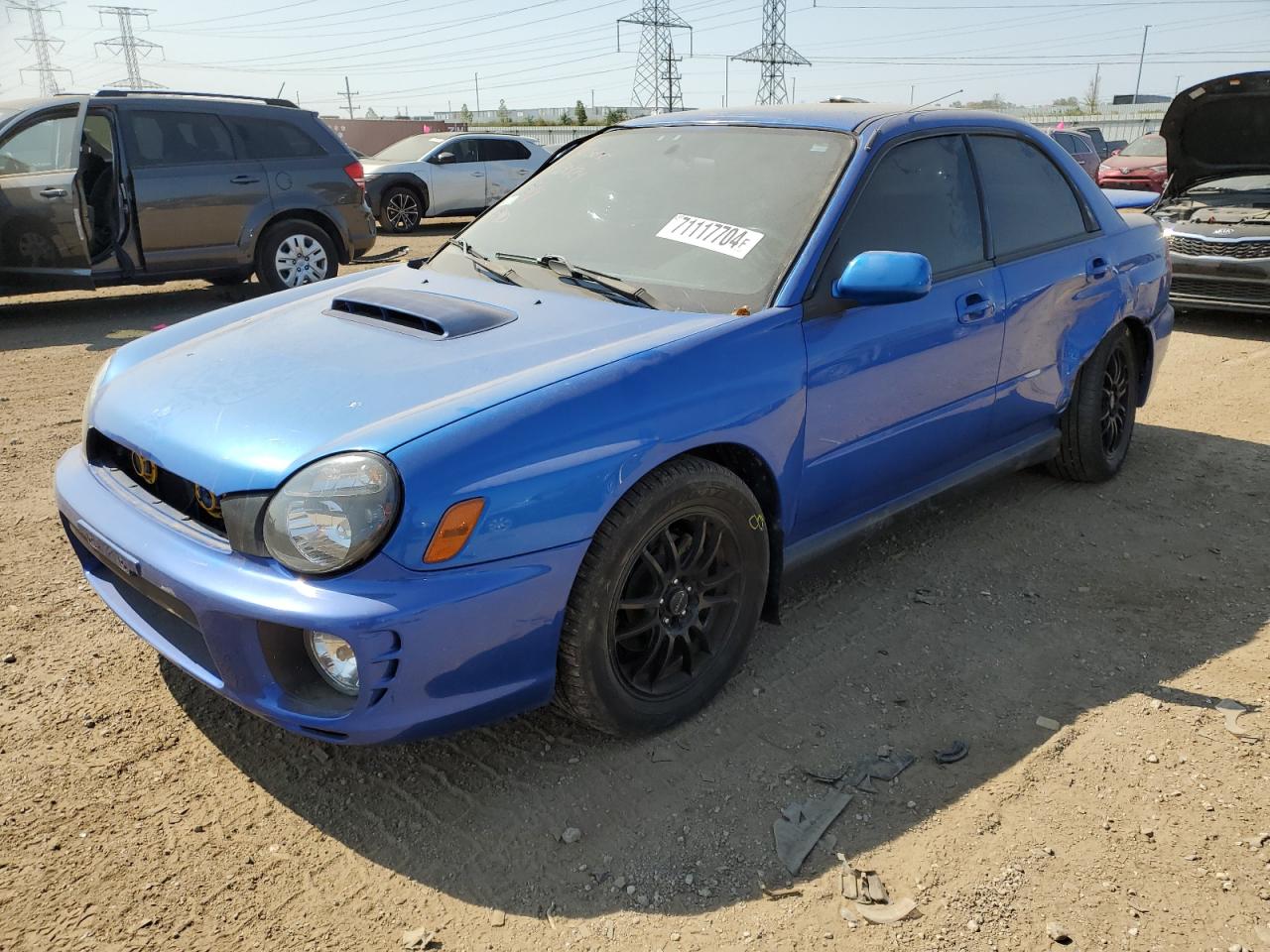 Lot #2943126533 2002 SUBARU IMPREZA WR