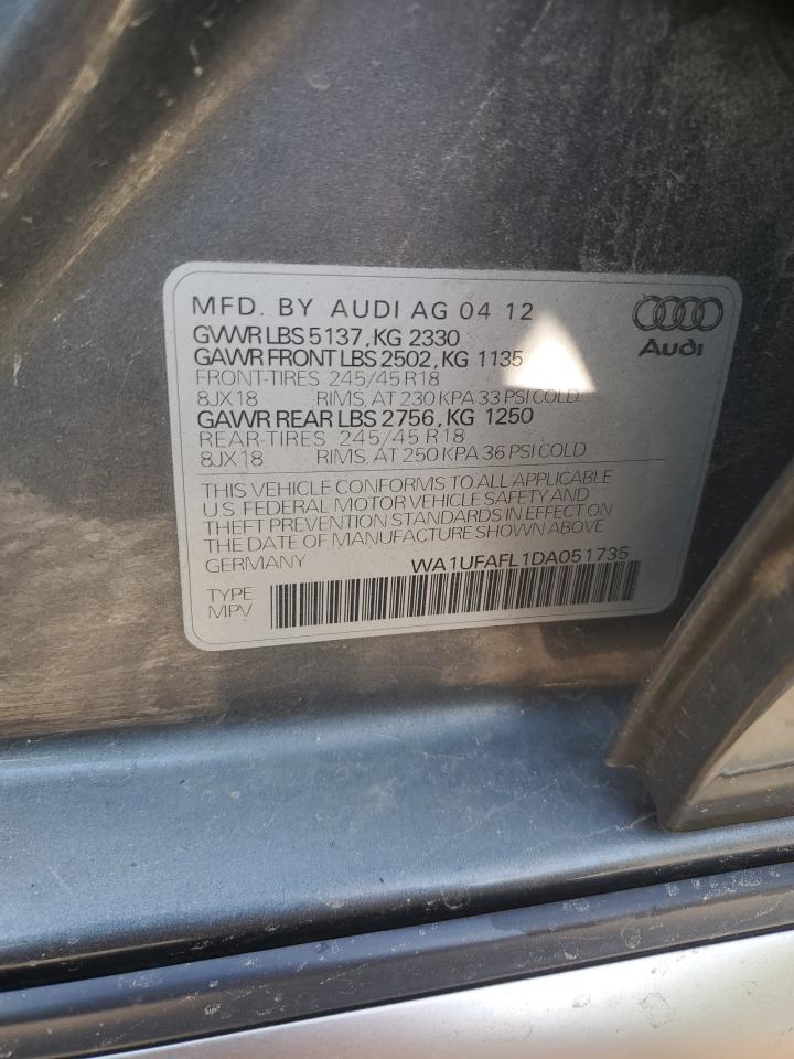 Lot #2989262659 2013 AUDI A4 ALLROAD