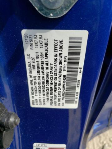 2021 HONDA CR-V EXL - 7FARW2H83ME004308