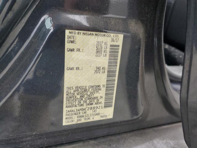 2017 NISSAN ALTIMA 2.5 - 1N4AL3AP0HC288921