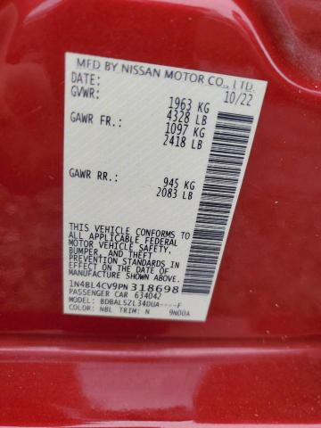 2023 NISSAN ALTIMA SR - 1N4BL4CV9PN318698