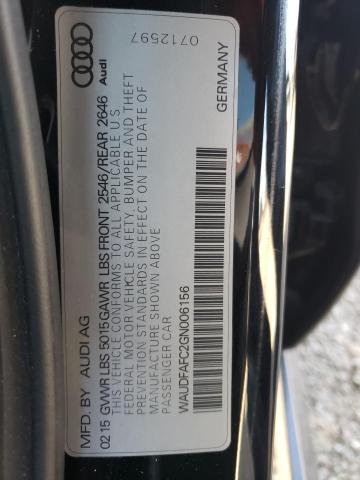 2016 AUDI A6 PREMIUM - WAUDFAFC2GN006156