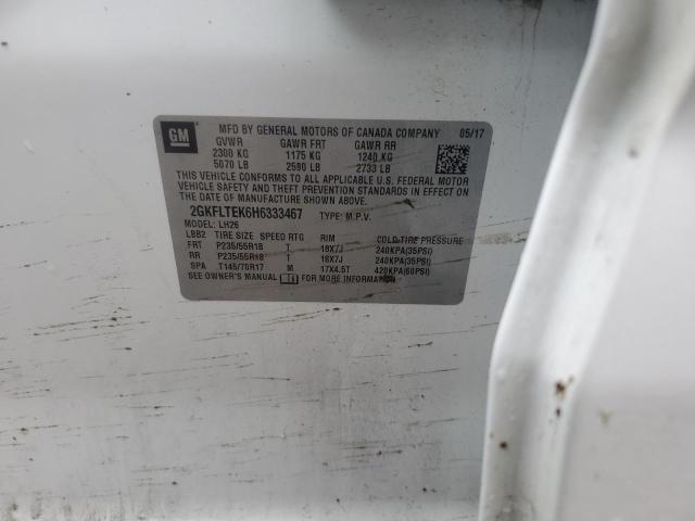 2017 GMC TERRAIN SL - 2GKFLTEK6H6333467