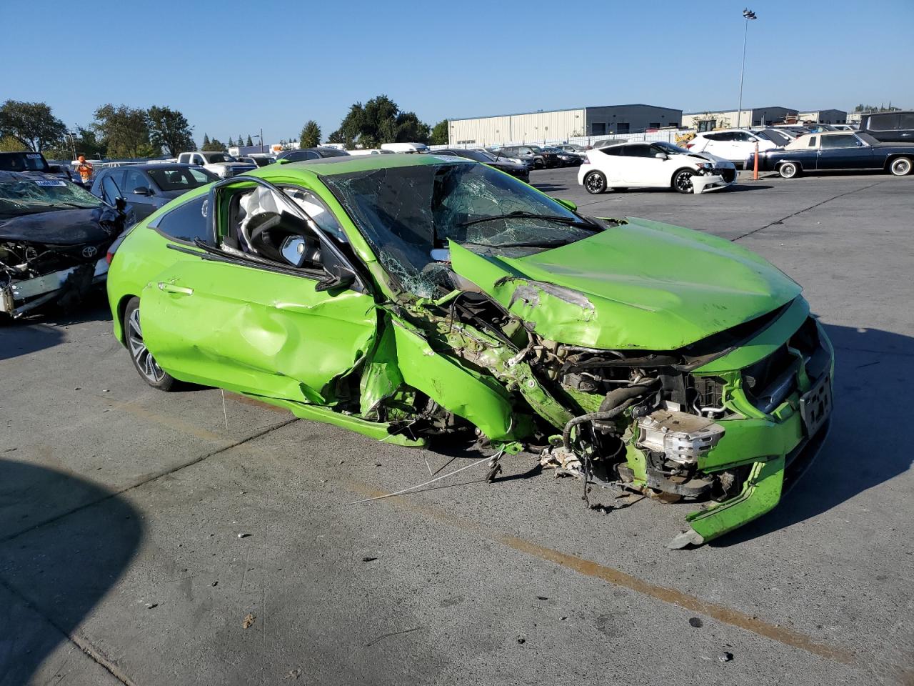 Lot #2923264552 2017 HONDA CIVIC EX