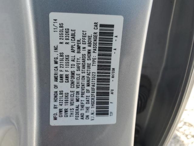 2015 HONDA ACCORD EXL 1HGCR2F8XFA073523  69529964