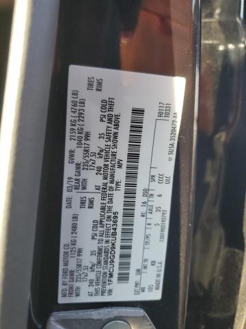 2019 FORD ESCAPE SE - 1FMCU9GD9KUB43695
