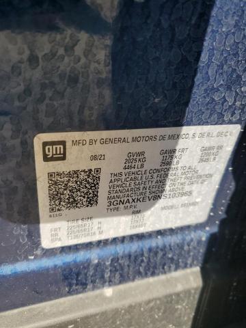 2022 CHEVROLET EQUINOX LT - 3GNAXKEV8NS103965