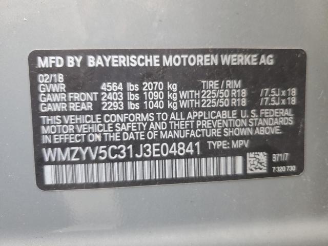 2018 MINI COOPER COU - WMZYV5C31J3E04841