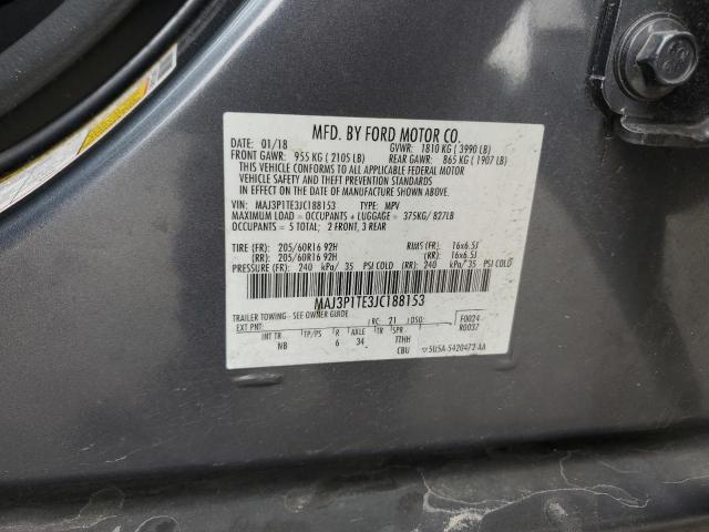 2018 FORD ECOSPORT S - MAJ3P1TE3JC188153