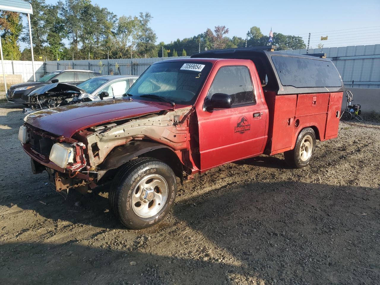 FORD RANGER 1997 red  gas 1FTCR10X0VTA76409 photo #1