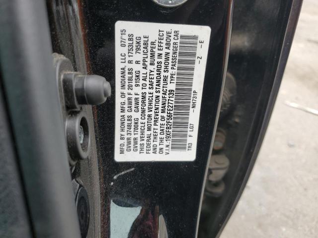 2015 HONDA CIVIC LX - 19XFB2F56FE277139