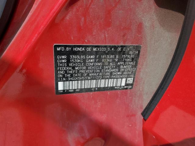 2015 HONDA FIT LX - 3HGGK5H57FM711773