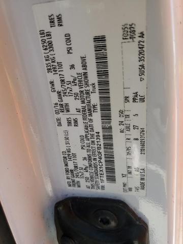 2016 FORD F150 SUPER - 1FTEX1CP4GFB21394
