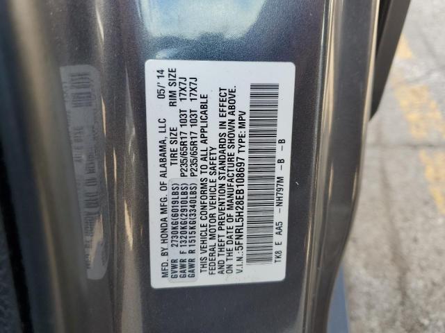 VIN 5FNRL5H28EB108697 2014 Honda Odyssey, LX no.13