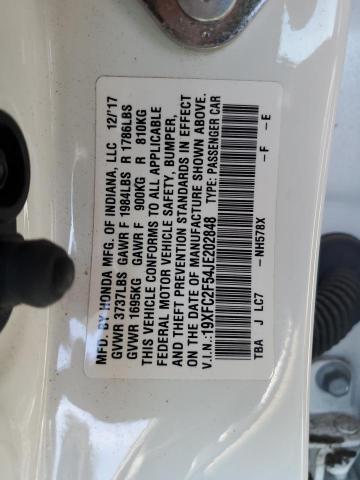 2018 HONDA CIVIC LX - 19XFC2F54JE202848