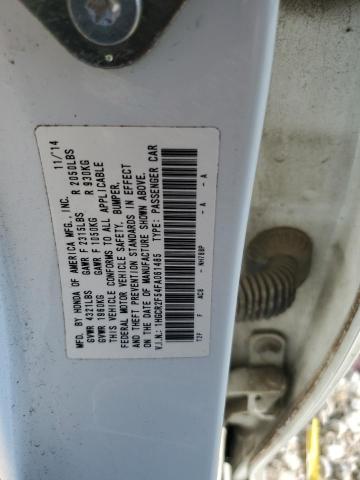 2015 HONDA ACCORD SPO - 1HGCR2F54FA061485