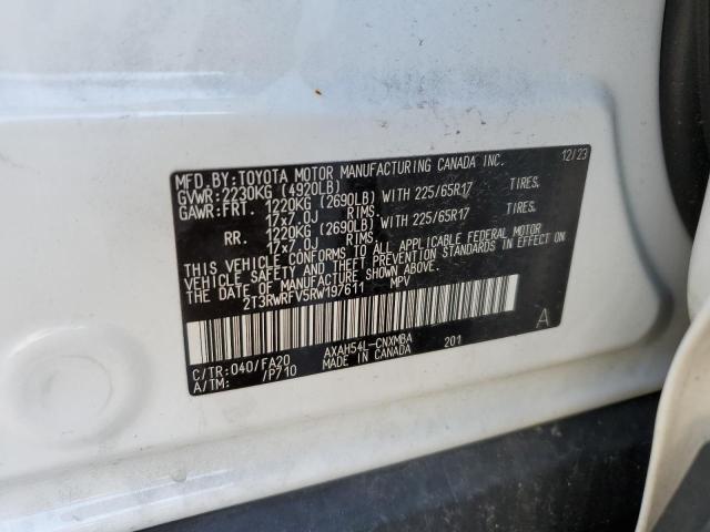2024 TOYOTA RAV4 XLE - 2T3RWRFV5RW197611