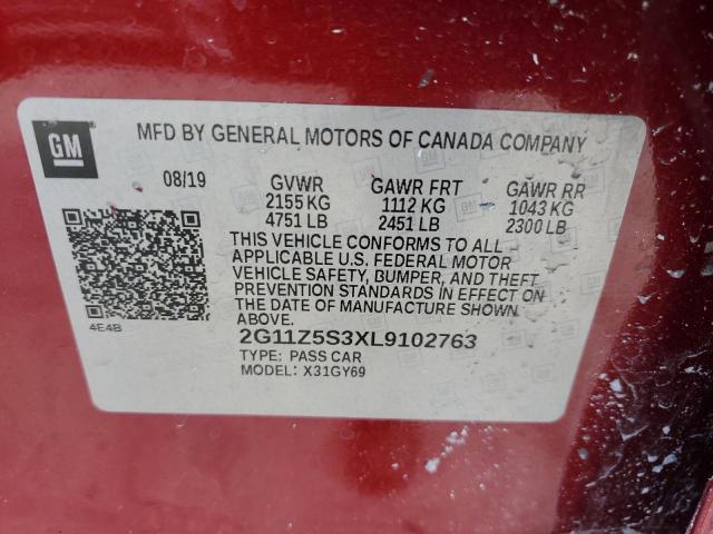 2020 CHEVROLET IMPALA LT - 2G11Z5S3XL9102763