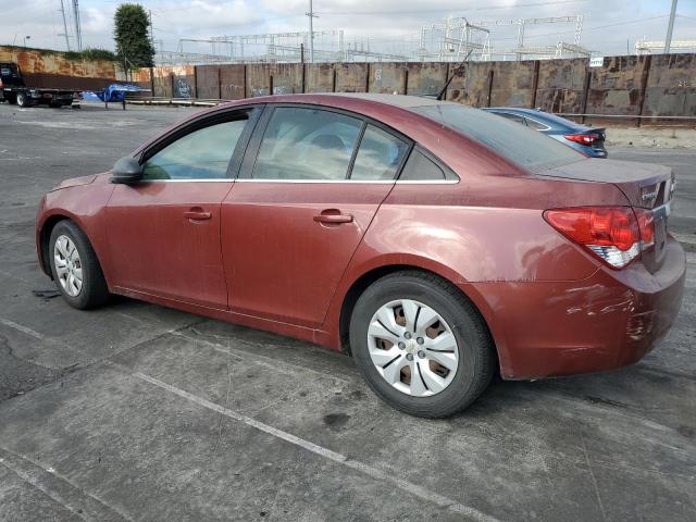 CHEVROLET CRUZE LS 2012 burgundy sedan 4d gas 1G1PC5SH8C7258485 photo #3