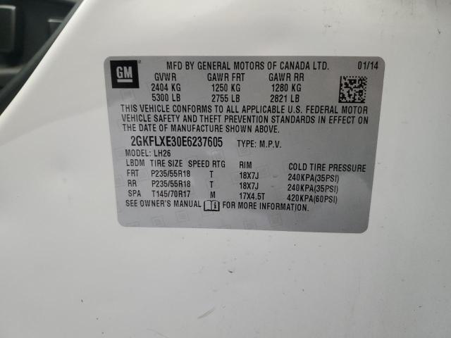 VIN 2GKFLXE30E6237605 2014 GMC Terrain, Slt no.13