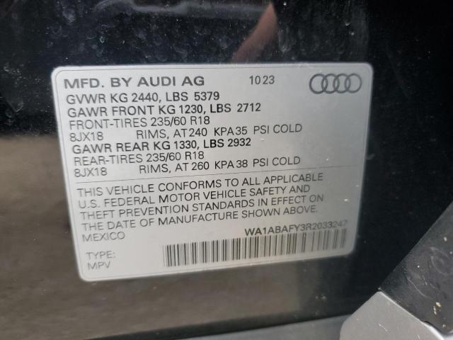 VIN WA1ABAFY3R2033247 2024 Audi Q5, Premium 40 no.13