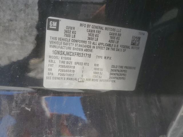 2015 CHEVROLET SUBURBAN K - 1GNSKJKCXFR531718