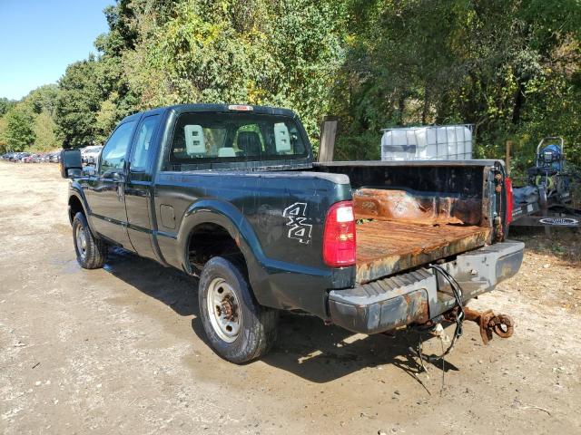 FORD F250 SUPER 2012 green 4dr ext gas 1FT7X2B69CEB84840 photo #4