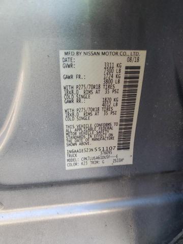 2018 NISSAN TITAN SV - 1N6AA1E52JN551107