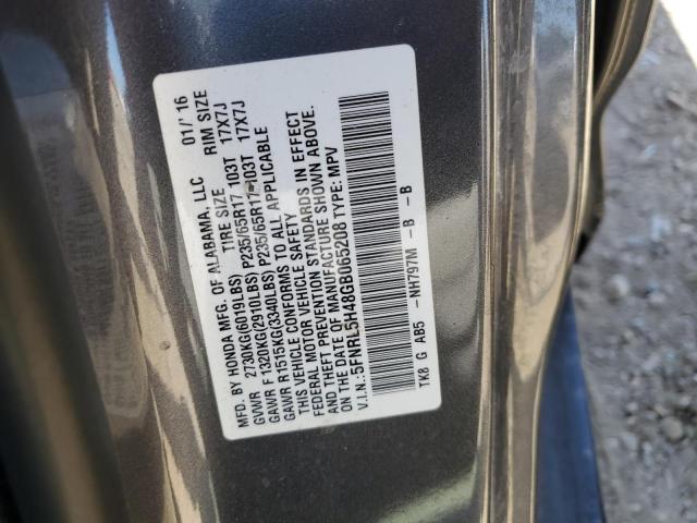 2016 HONDA ODYSSEY EX - 5FNRL5H48GB065208